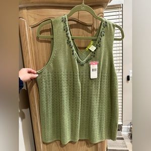 Sigrid Olsen Sweater Shell! Matching sweater for sale also!!! NWT and super cute